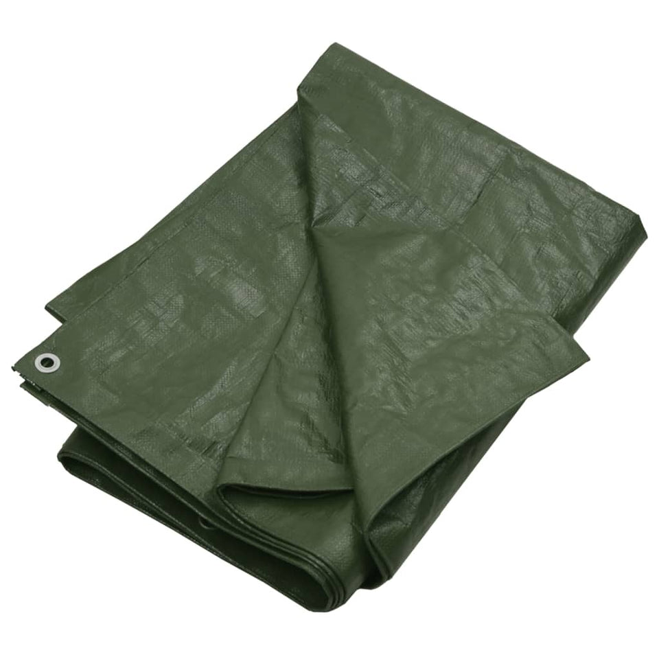 Tarpaulin 180 g/m² 6x8 m Green HDPE