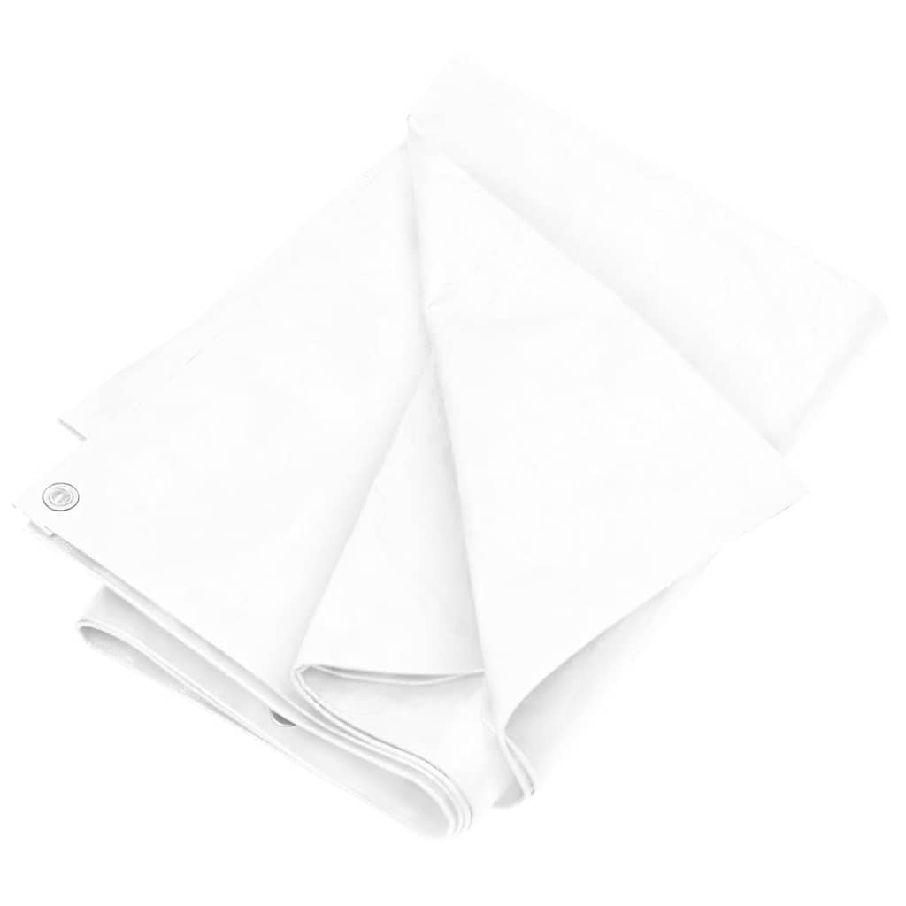 Tarpaulin 180 g/m² 4x8 m White HDPE