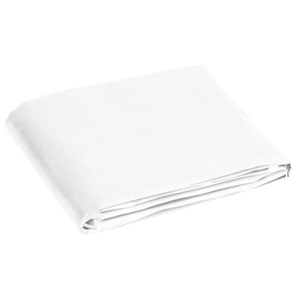 Tarpaulin 180 g/m² 4x8 m White HDPE