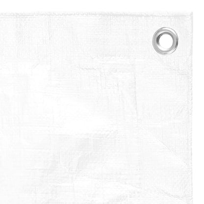Tarpaulin 180 g/m² 4x8 m White HDPE
