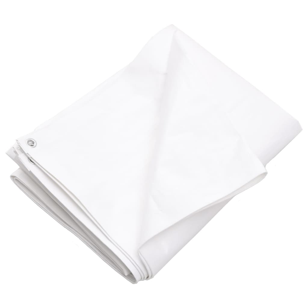 Tarpaulin 260 g/m² 3x6 m White HDPE