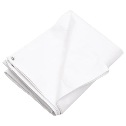 Tarpaulin 260 g/m² 6x6 m White HDPE