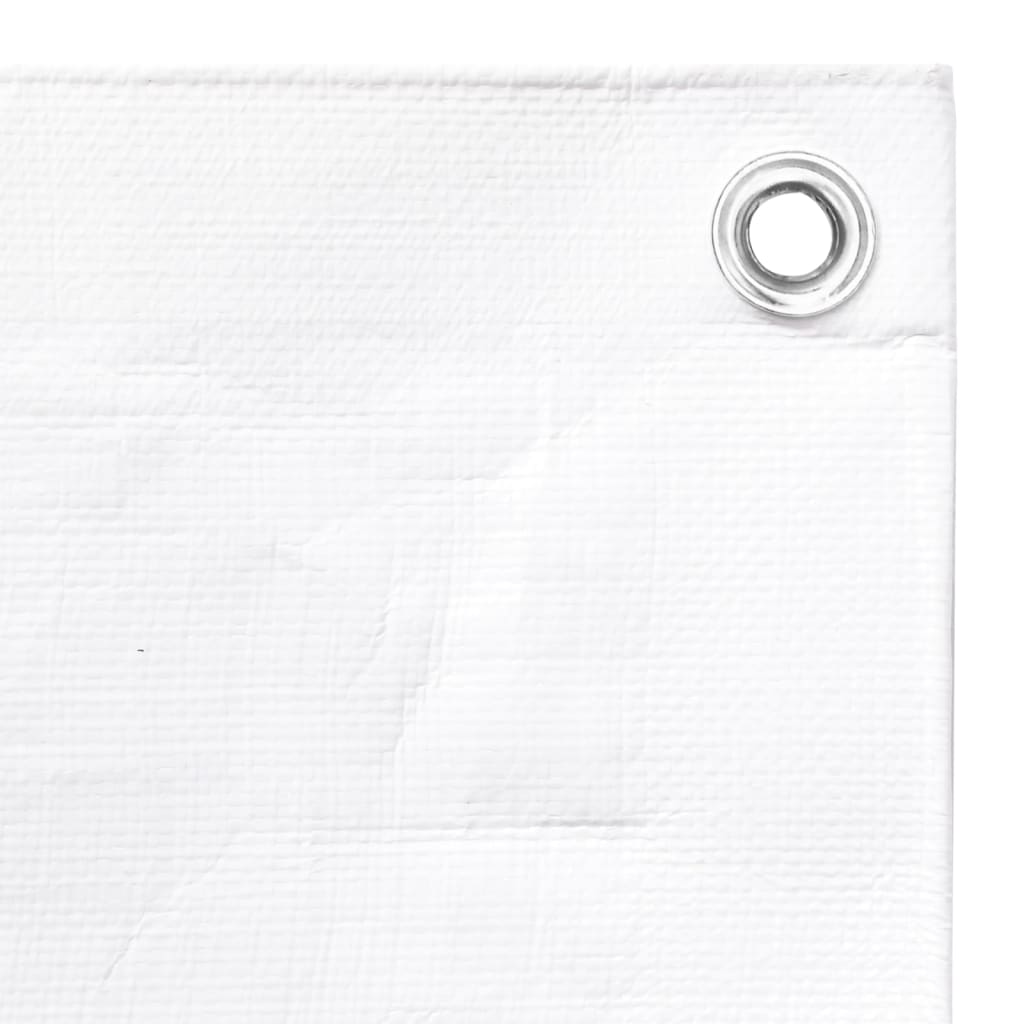 Tarpaulin 260 g/m² 6x12 m White HDPE