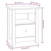 Bedside Cabinet 40x35x49 cm Solid Wood Pine