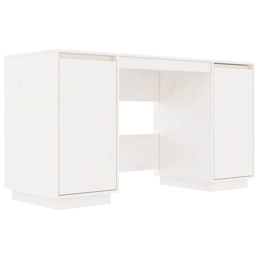 Desk | White | Solid pine wood | 140 x 50 x 75 cm | Desk | Rectangular