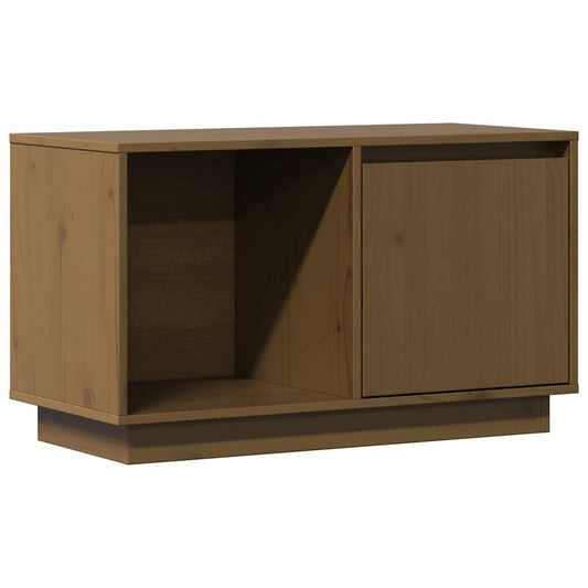 TV Cabinet | Honey brown | Solid pine wood | Medium | TV Cabinet