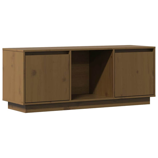 TV Cabinet | Honey brown | Solid pine wood | Medium | TV Cabinet