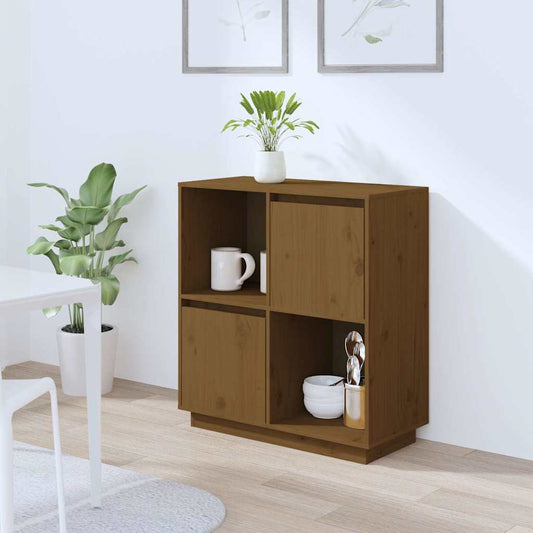 Sideboard | Honey Brown | Solid Pine wood | Medium | Sideboard