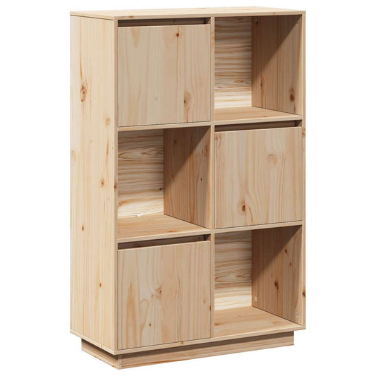 Highboard | Natural Pine | Solid Pine Wood | 74x35x117 cm | Highboard