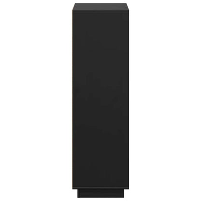 Highboard | Black | Solid pine wood | Medium | Reversible | Highboard