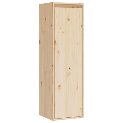TV Cabinets 3 pcs Solid Wood Pine