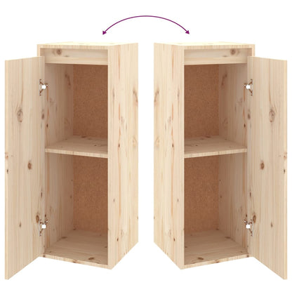 TV Cabinets 3 pcs Solid Wood Pine