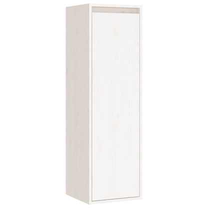 TV Cabinets 5 pcs White Solid Wood Pine