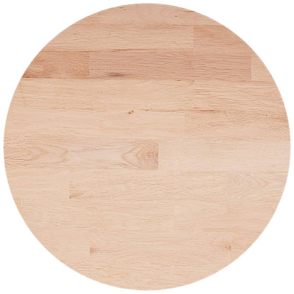 Round Table Top ??40x1.5 cm Solid Wood Oak