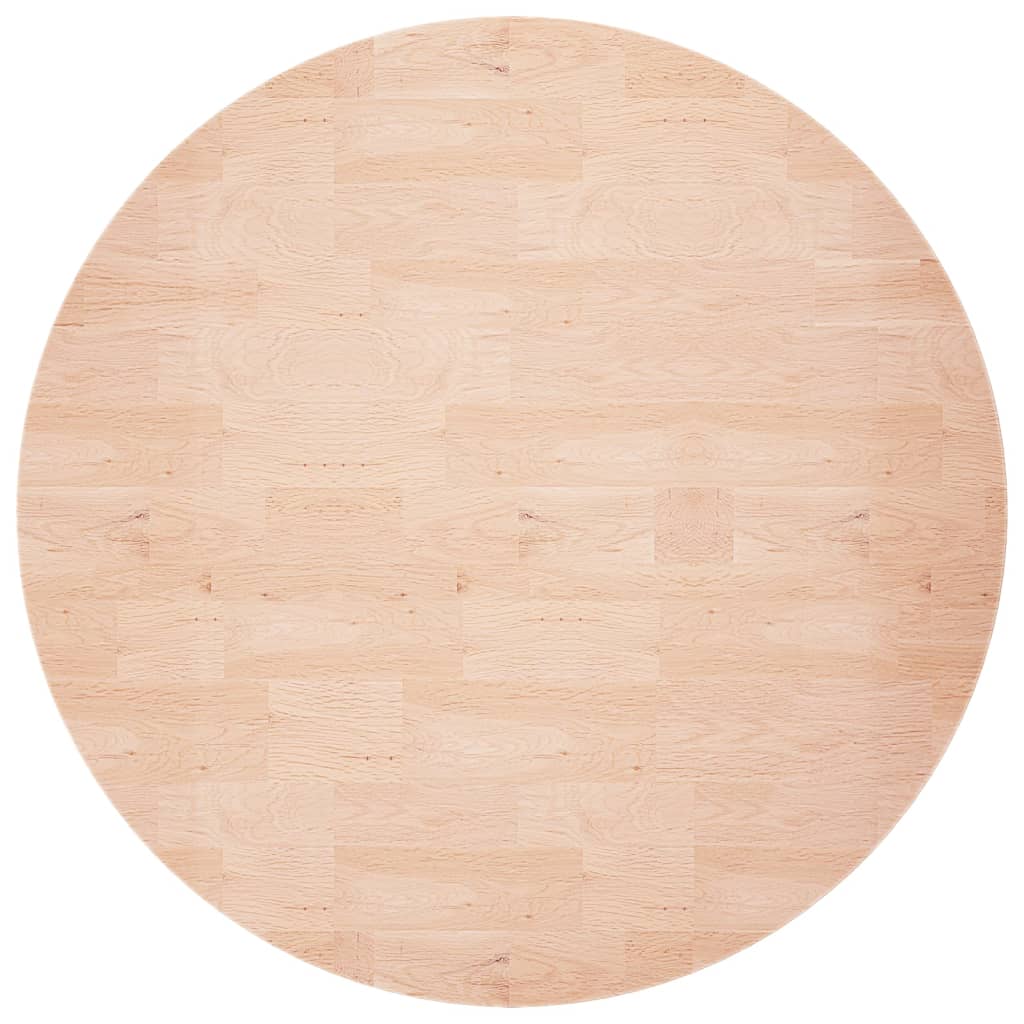 Round Table Top ??60x1.5 cm Solid Wood Oak
