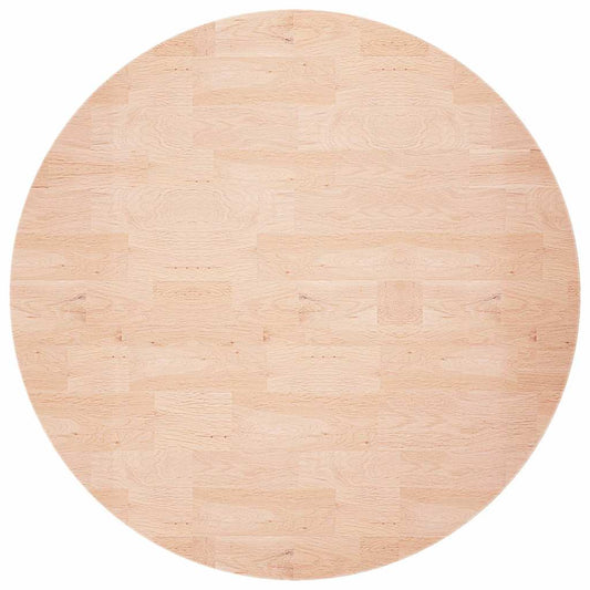 Round Table Top ??60x1.5 cm Solid Wood Oak