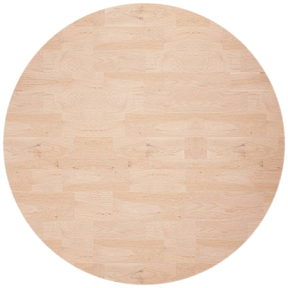 Round Table Top Ø70x4 cm Untreated Solid Wood Oak