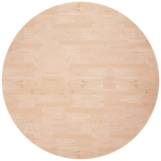 Round Table Top Ø70x4 cm Untreated Solid Wood Oak