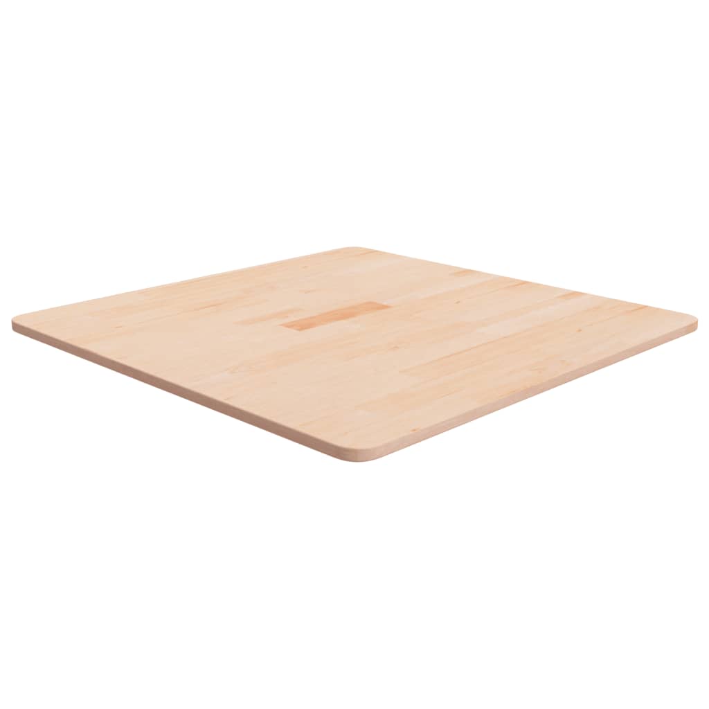 Square Table Top 70x70x1.5 cm Untreated Solid Wood Oak