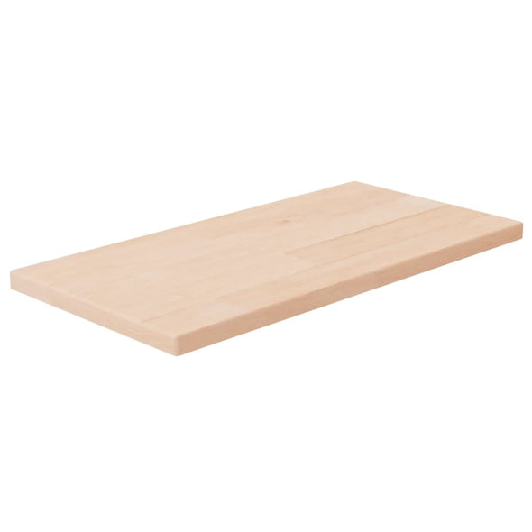 Shelf Board 40x20x1.5 cm Untreated Solid Wood Oak