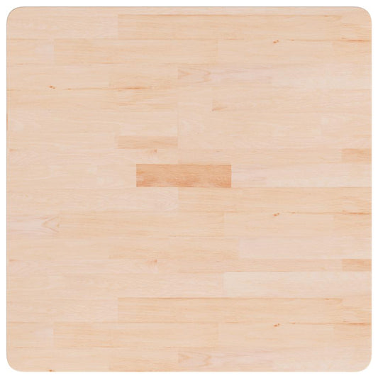 Square Table Top 70x70x2.5 cm Untreated Solid Wood Oak