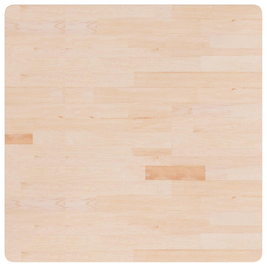 Table Top | Medium brown | Solid Oak Wood | 90x90 cm | Simple | Table Top