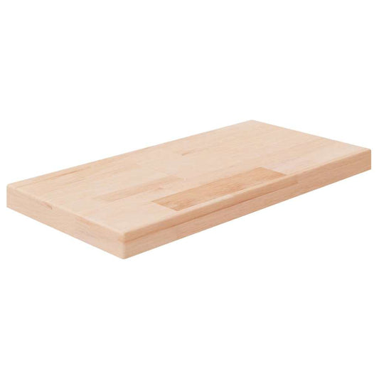 Shelf Board | Medium brown | Solid oak wood (untreated) | 40x20x2.5 cm