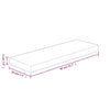 Shelf Board 40x20x4 cm Untreated Solid Wood Oak