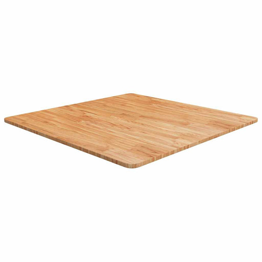 Table Top | Light brown | Solid oak wood | 80x80cm | Durable | Table Top