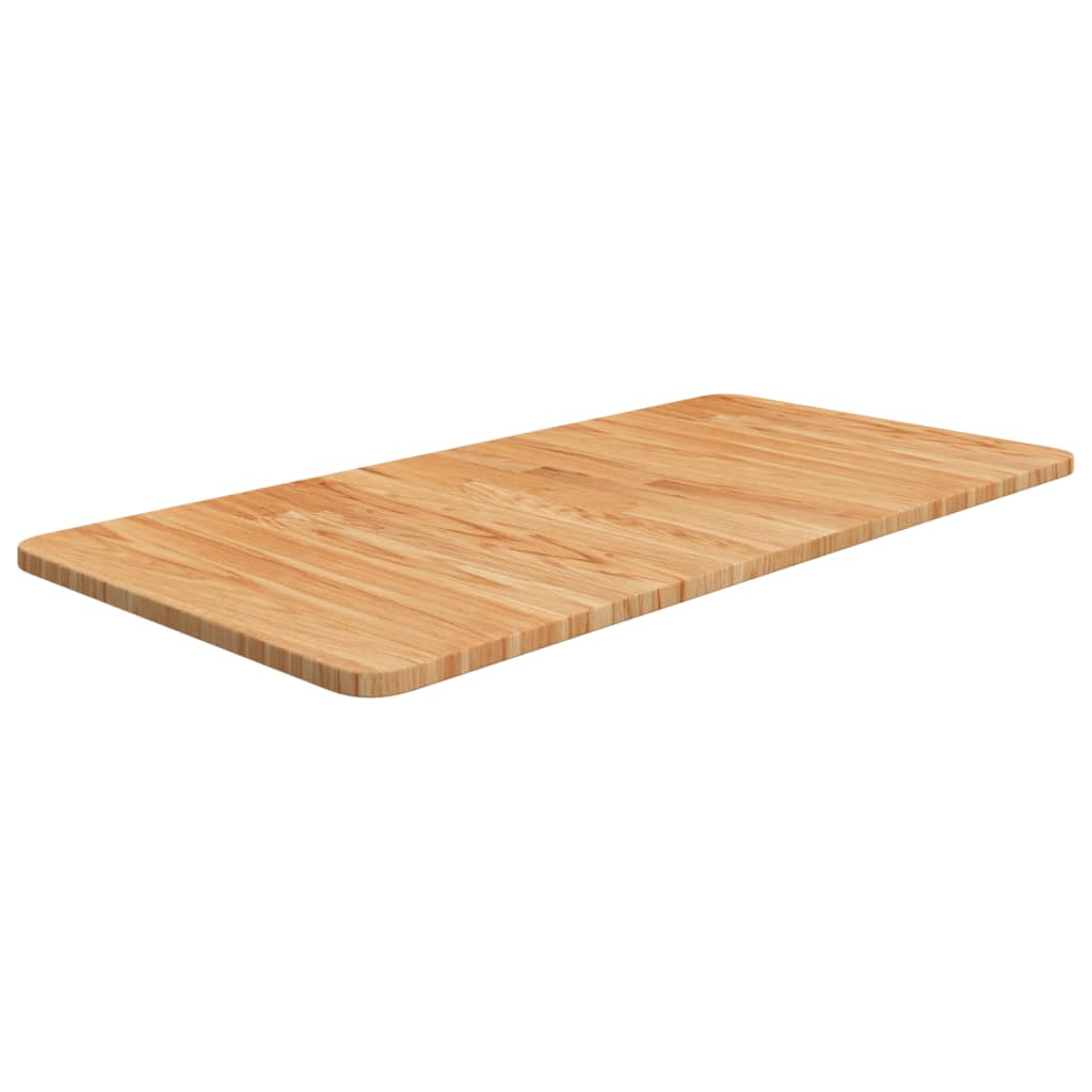 Bathroom Countertop Light Brown 80x40x1.5cm Treated Solid Wood