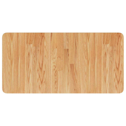 Bathroom Countertop Light Brown 80x40x1.5cm Treated Solid Wood