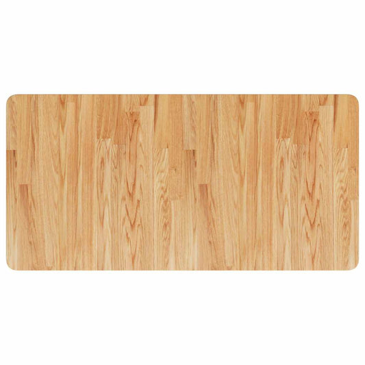 Bathroom Countertop Light Brown 100x50x1.5cm Treated Solid Wood