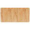 Bathroom Countertop Light Brown 100x50x1.5cm Treated Solid Wood