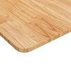 Bathroom Countertop Light Brown 100x50x1.5cm Treated Solid Wood