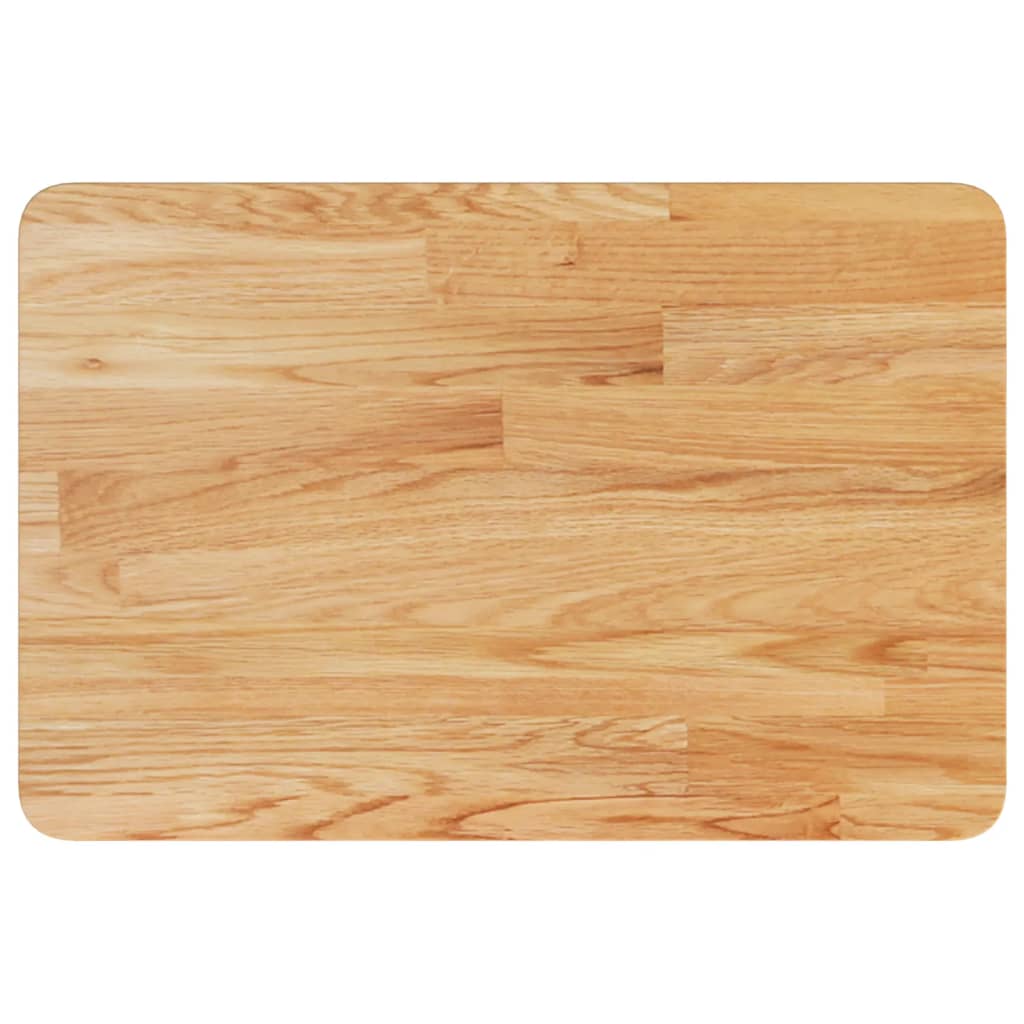 Bathroom Countertop Light Brown 60x40x1.5cm Treated Solid Wood