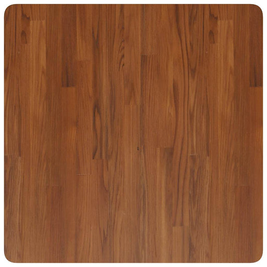 Table Top | Dark Brown | Solid Oak Wood | 70 x 70 cm square | Durable