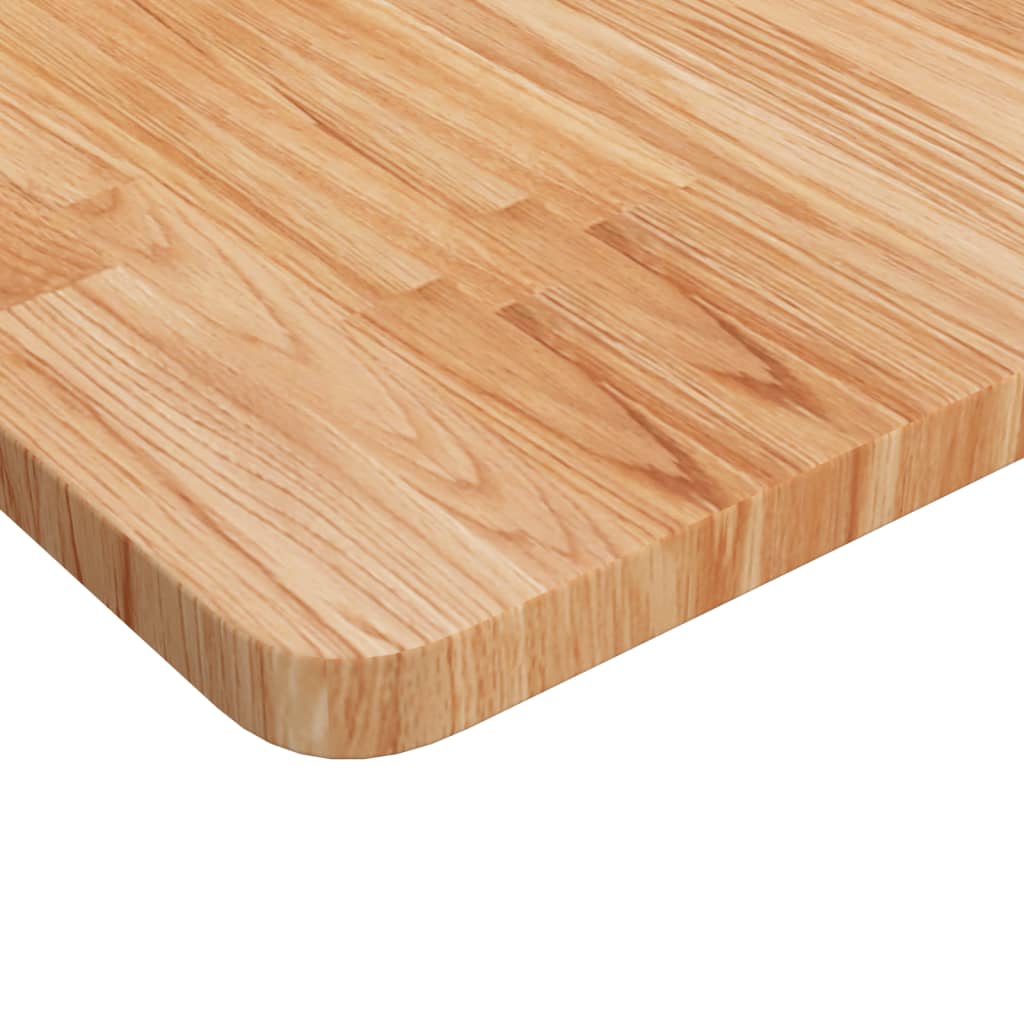 Table Top | Light Brown | Solid Oak Wood | 50x50cm | Durable | Table Top