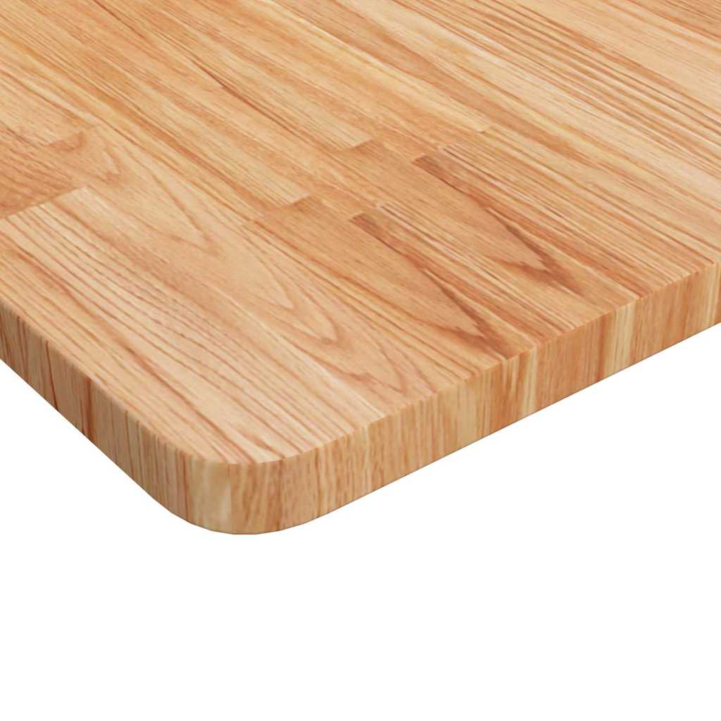 Table Top | Light Brown | Solid Oak Wood | 70x70 cm |  Durable