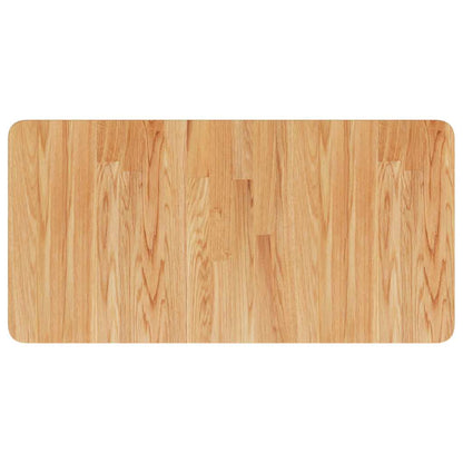 Bathroom Countertop Light Brown 80x40x2.5cm Treated Solid Wood