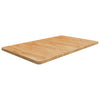 Bathroom Countertop Light Brown 100x60x2.5cm Treated Solid Wood