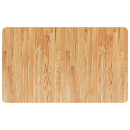 Bathroom Countertop Light Brown 100x60x2.5cm Treated Solid Wood