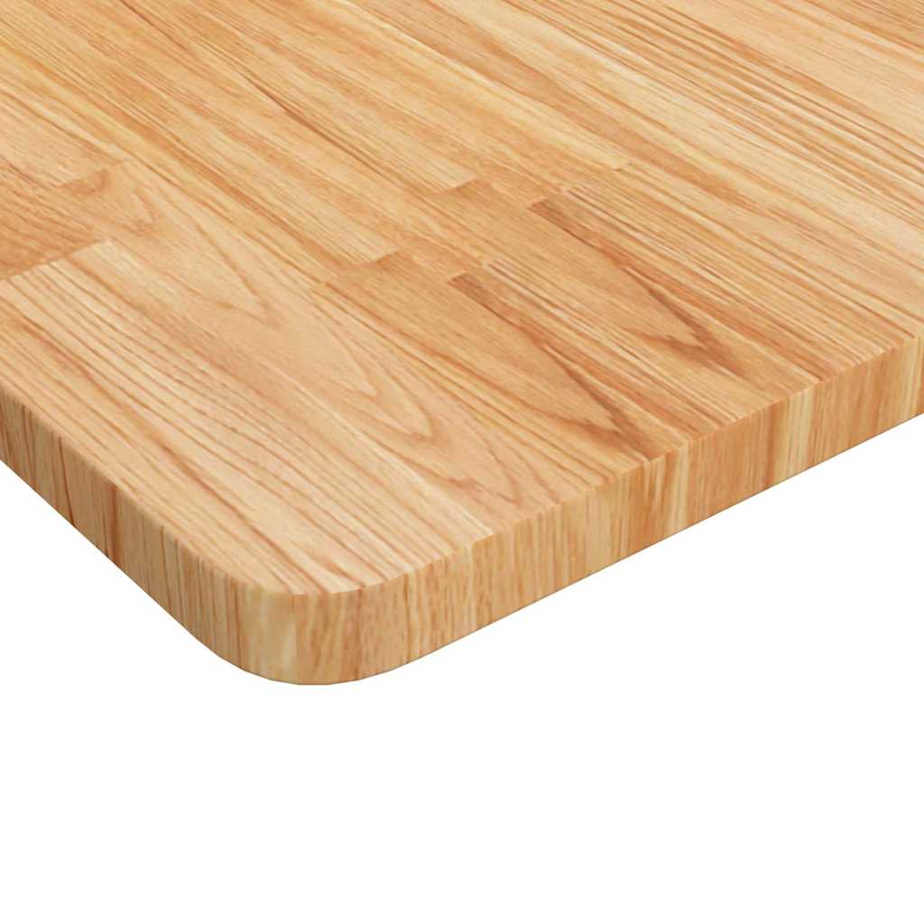 Bathroom Countertop Light Brown 100x60x2.5cm Treated Solid Wood