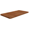 Bathroom Countertop Dark Brown 80x40x2.5cm Treated Solid Wood