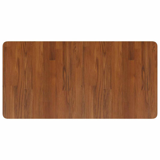 Bathroom Countertop Dark Brown 100x50x2.5cm Treated Solid Wood