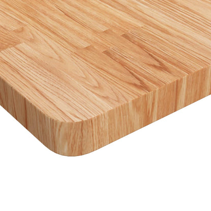 Table Top | Light Brown | Solid Oak Wood | Standard |  Durable