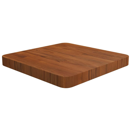 Table Top | Dark brown | Solid oak wood | 40cm x 40cm | Durable