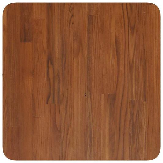 Table Top | Dark brown | Solid oak wood | 40cm x 40cm | Durable