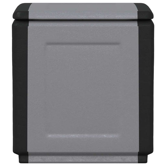 Garden Storage Box | Dark grey and black | 100% Polypropylene | Medium