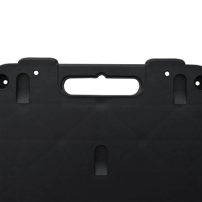151831 vidaXL Transport Trolley Black 58x38x12 cm PP