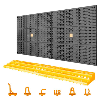 Tool Wall 500x1000 mm 50 Hooks PP